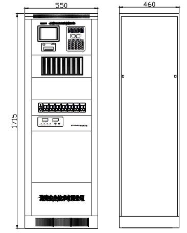 海灣JB-QG-GST5000火災(zāi)報警控制器尺寸大小